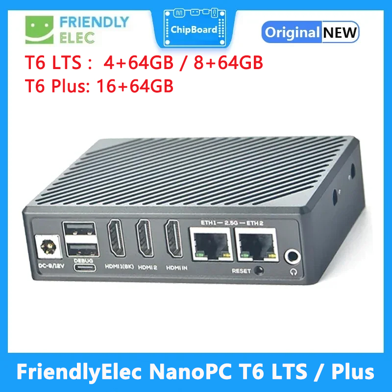 FriendlyElec NanoPC T6 LTS/Plu - Nanopc T6 16Gb 评论和价格