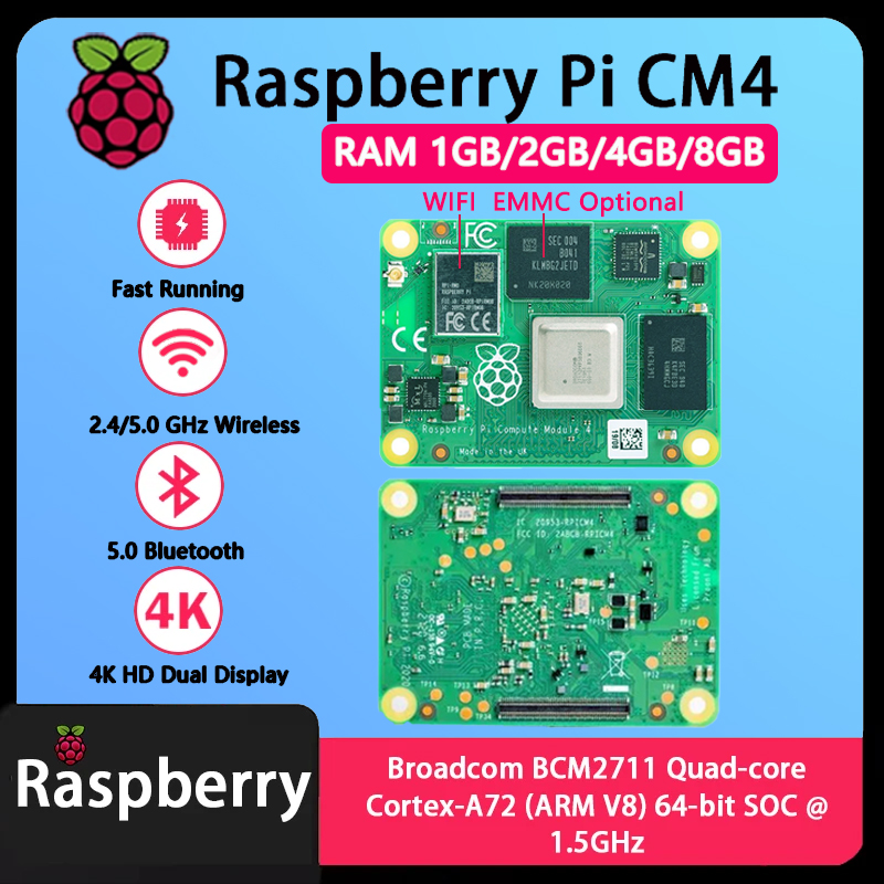 Raspberry Pi CM4 1GB/2GB/4GB/8 - Raspberry Pi Cm4 8Gb Ram 32Gb Emmc Wifi 评论和价格