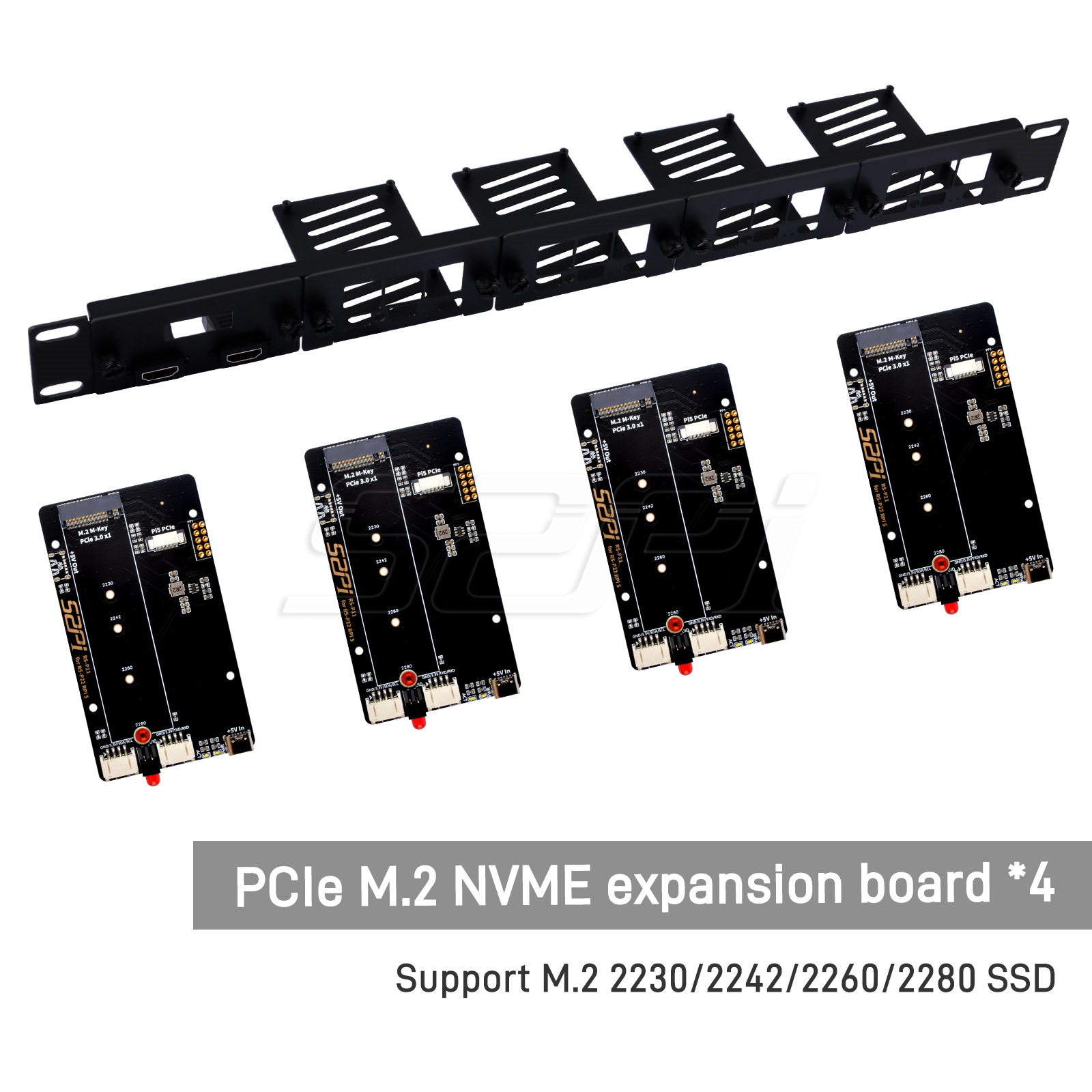 52Pi 1U Rackmount Steel Bracke - Deskpi Super6C 评论和价格