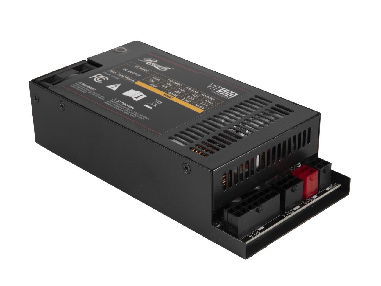 Rosewill VIT 500W, Mini ITX/Fl - Atx Power Supply 1U Flex 500W 评论和价格