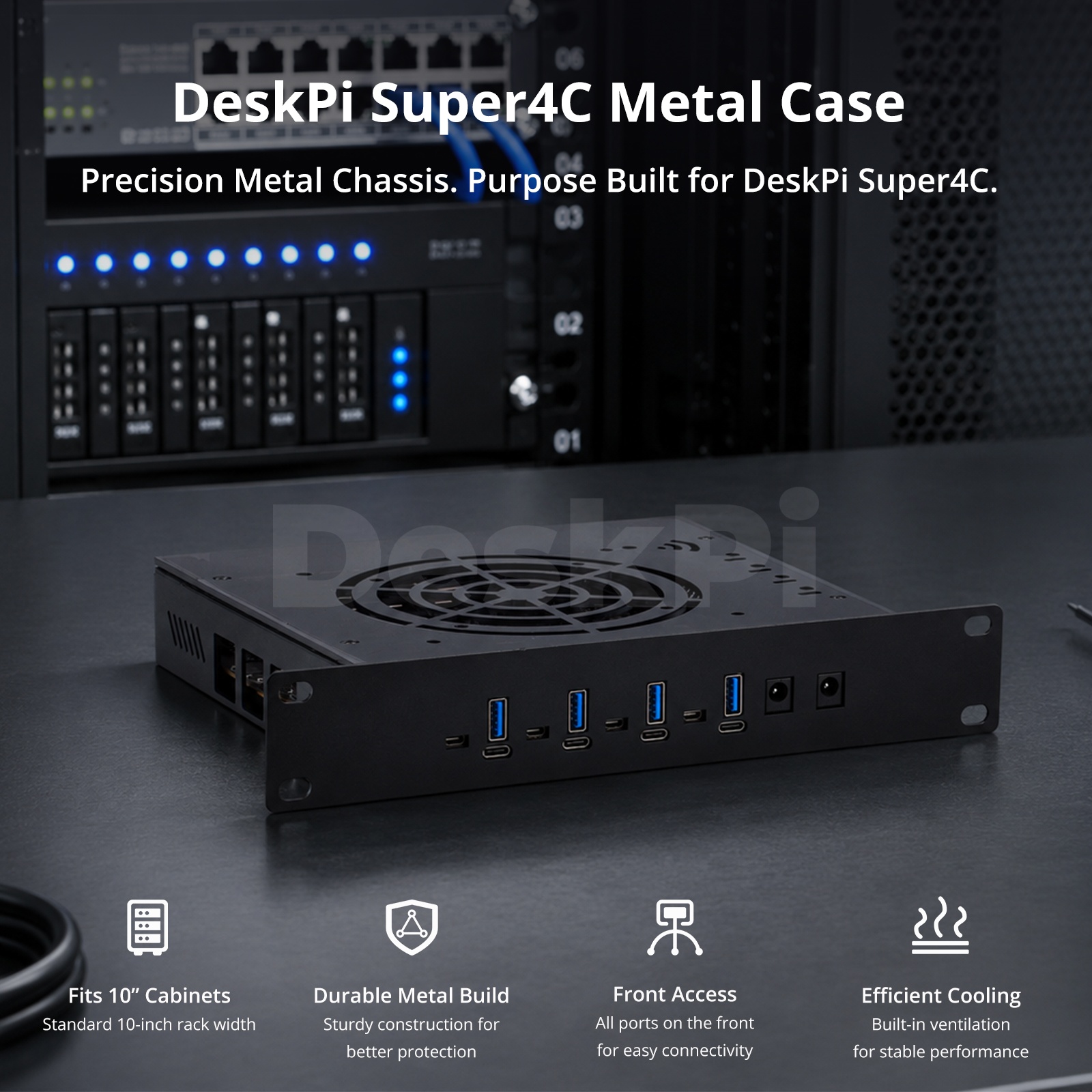 DeskPi Metal Case for Super4C  - Deskpi Super6C 评论和价格
